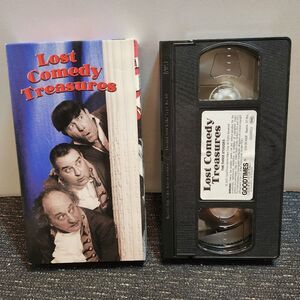 🖤 Three Stooges Lost Comedy Treasures VHS Tape